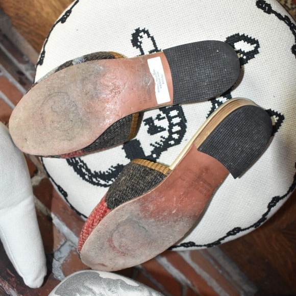 ARTEMIS 100% Wool Slides Made in Turkey Retail For $225! Size 36 - Picture 3 of 5